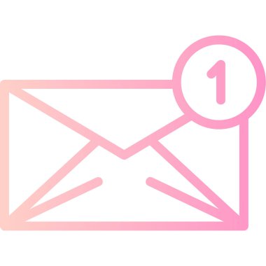 Posta simgesinin vektör illüstrasyonu