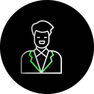 İş adamının vektör illüstrasyonu