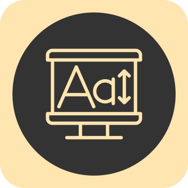 Vektör illüstrasyonu, seo modern simge