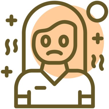 avatar. Web simgesi basit illüstrasyon