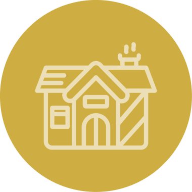 ev simgesi vektör illüstrasyonu