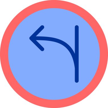 yön ikonu vektör illüstrasyonu