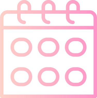 Takvim. Web simgesi basit illüstrasyon