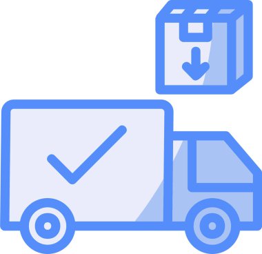 servis simgesi vektör illüstrasyonu