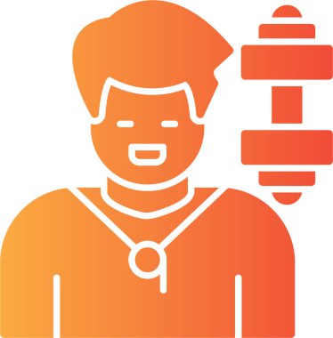 Steteskoplu adam, vektör illüstrasyonu