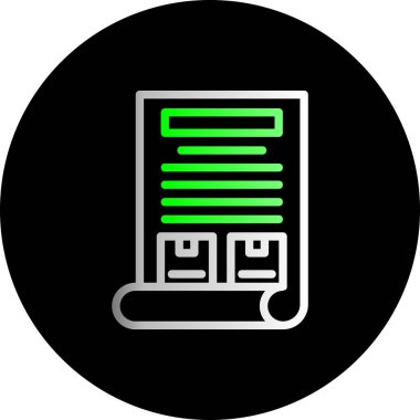 kitap simgesi vektör illüstrasyonu