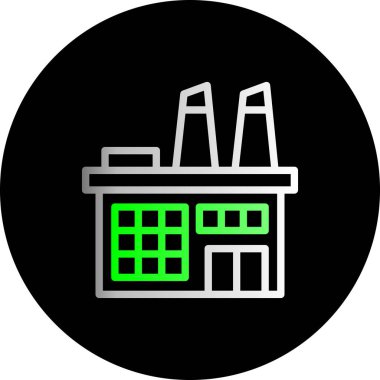 bina simgesi, vektör illüstrasyonu