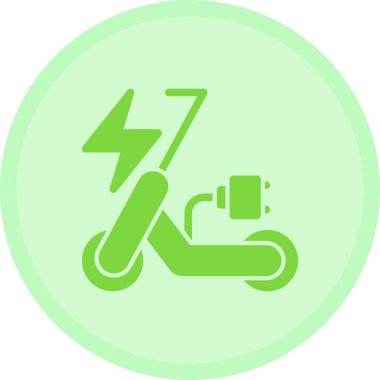 Yeşil bir simgenin vektör illüstrasyonu