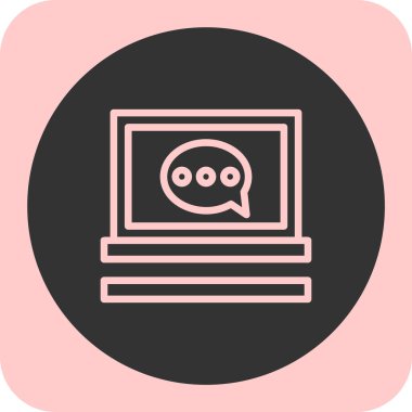 Web simgesi, vektör illüstrasyonu