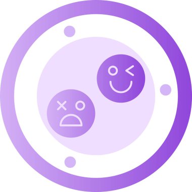 emoji simgesi tasarımı, vektör illüstrasyon arkaplanı