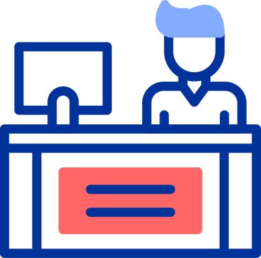 İnternetten alışveriş. Web simgesi basit illüstrasyon