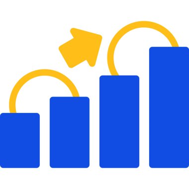 analitik grafik grafik simgesi - taslak biçimi