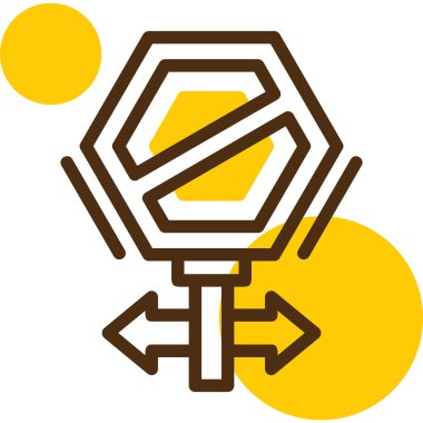 Basit vektör illüstrasyon seosu