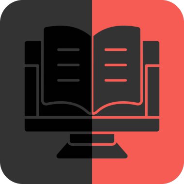 Modern eğitim ikonunun vektör illüstrasyonu