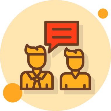 Müşteri servis simgesi vektör illüstrasyonu