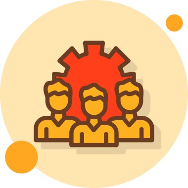 Takım simgesi, vektör illüstrasyon tasarımı