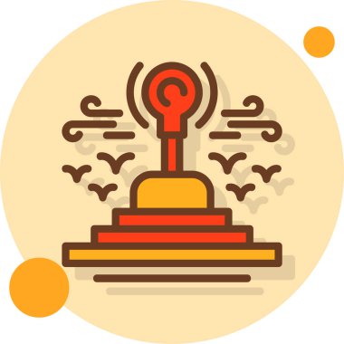 Moda biçimi izole edilmiş arkaplanda gezinme simgesi