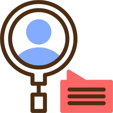 Ara. Web simgesi basit illüstrasyon