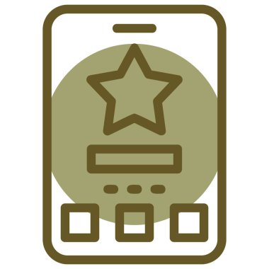 cep telefonu ikonu vektör illüstrasyonu