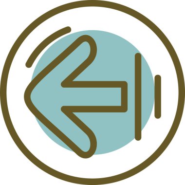 Modern bir simgenin vektör illüstrasyonu