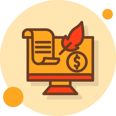 para yönetimi daire simgesi, iş, finans