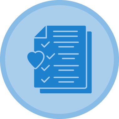 Belge. Web simgesi basit illüstrasyon