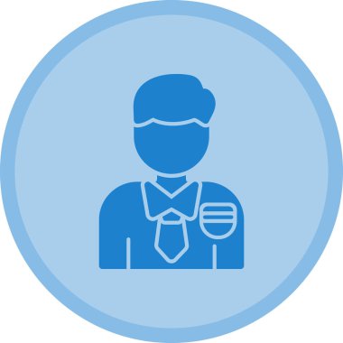 İş adamı simgesinin vektör illüstrasyonu