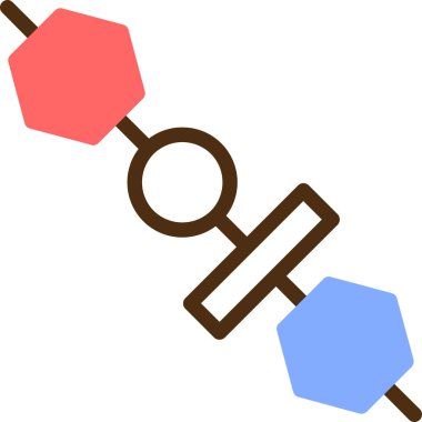 - Kimyasal Deney. Basit illüstrasyon