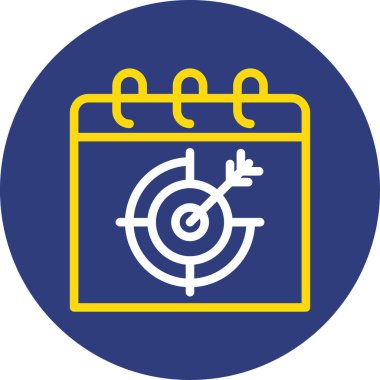 vektör Takvimi Simgesi illüstrasyonu