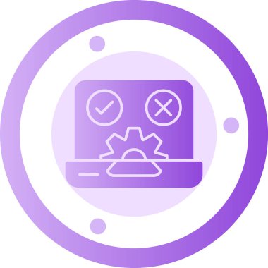 Modern bir simgenin vektör illüstrasyonu