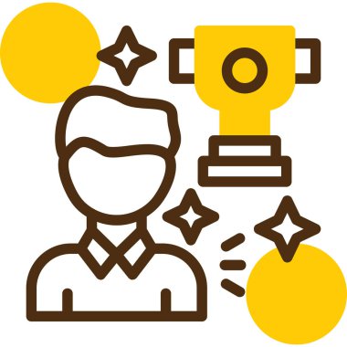 kupa simgesi vektör illüstrasyonu