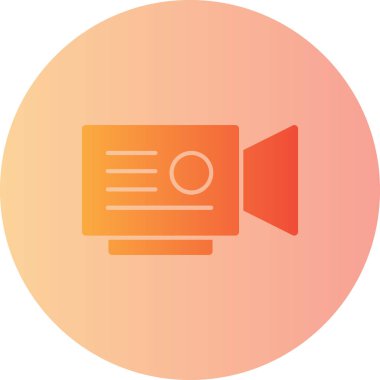 Konuşmacı. Web simgesi basit illüstrasyon