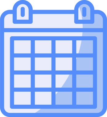 Takvim. Web simgesi basit illüstrasyon