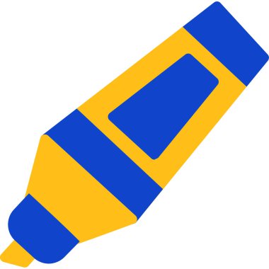 Kalem. Web simgesi basit illüstrasyon