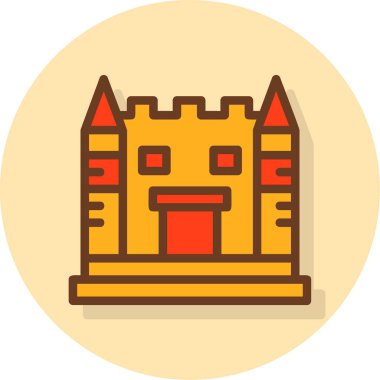 Çizgi film simgesinin vektör çizimi