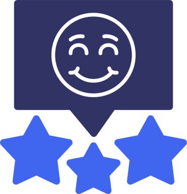 yıldız derecelendirme simgesi, basit tasarım illüstrasyonu