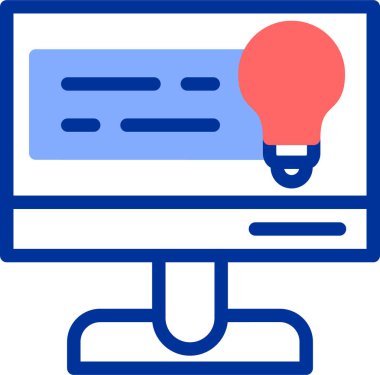 fikir simgesi, vektör illüstrasyonu