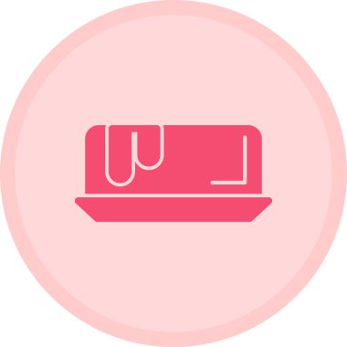 Bir torba simgesinin vektör illüstrasyonu