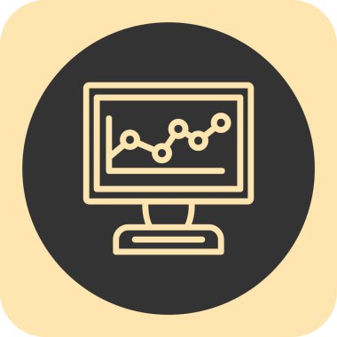seo modern simgesinin vektör illüstrasyonu