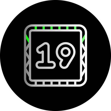 Moda biçimi izole edilmiş arkaplanda takvim simgesi