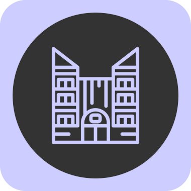 Yapı simgesinin vektör illüstrasyonu