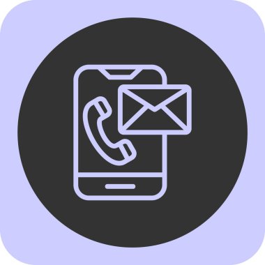 Cep telefonunun vektör simgesi