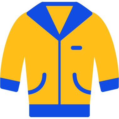 Ceket simgesi, basit stil