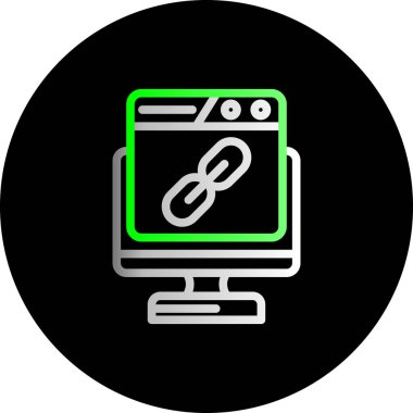 seo modern simgesinin vektör illüstrasyonu