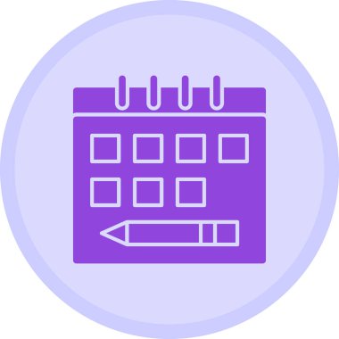 Takvim. Web simgesi basit illüstrasyon