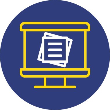 Dizüstü bilgisayar simgesinin vektör çizimi