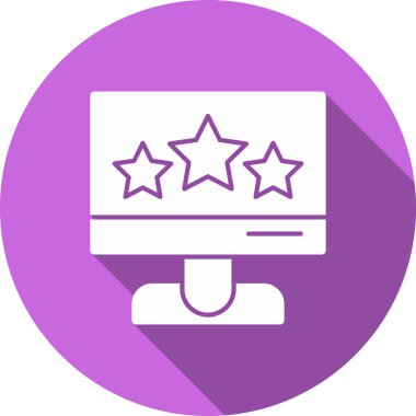 yıldız derecelendirme vektörü simgesi