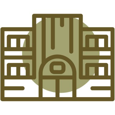 vektör Çin fener simgesi