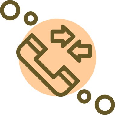 Holding bir akıllı telefon simgesi, vektör çizim el