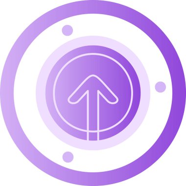 Yön. Web simgesi basit illüstrasyon